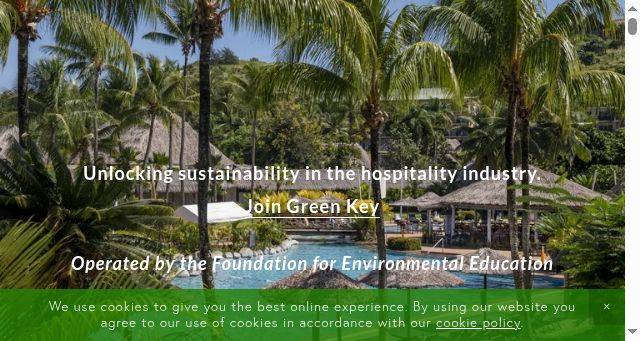 Screenshot of greenkey.global