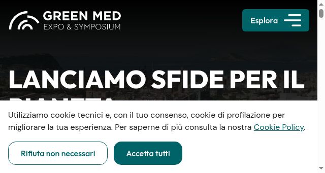 Screenshot of greenmedsymposium.it