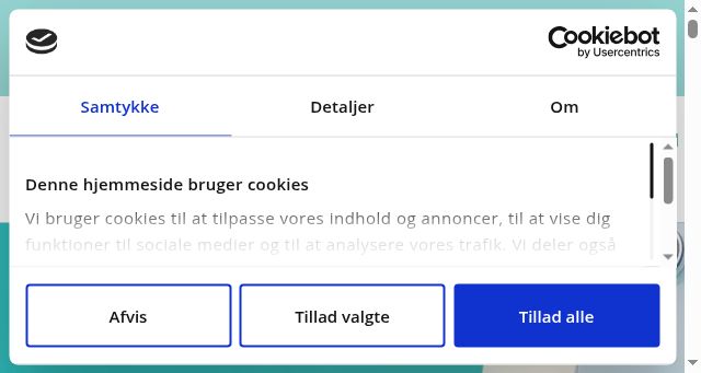 Screenshot of greenmind.dk