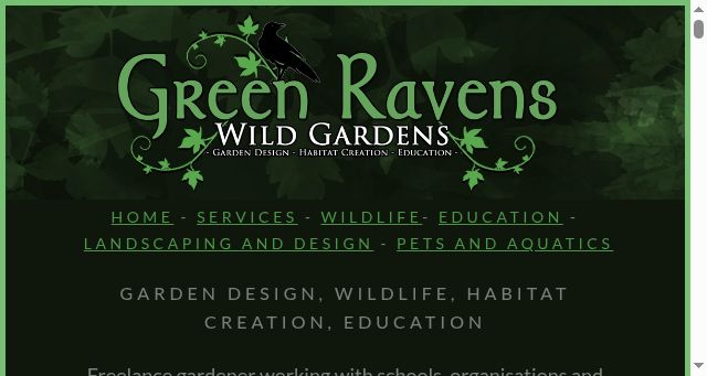 Screenshot of greenravenshorticulture.co.uk