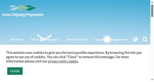 Screenshot of greenshippingprogramme.com