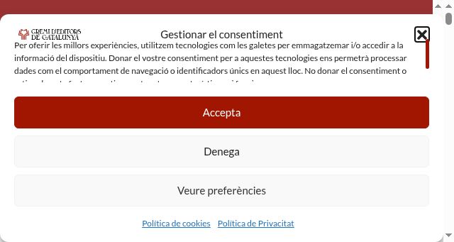 Screenshot of gremieditors.cat