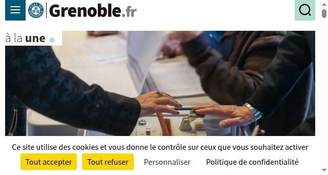 Screenshot of grenoble.fr