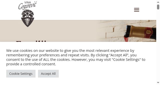 Screenshot of grgurevicvina.com