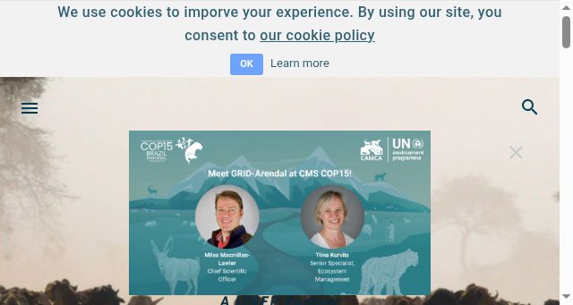 Screenshot of grida.no