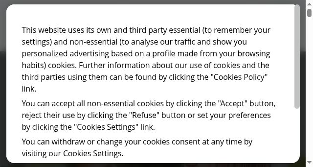 Screenshot of grifols.com