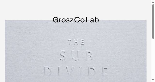 Screenshot of groszcolab.com.au