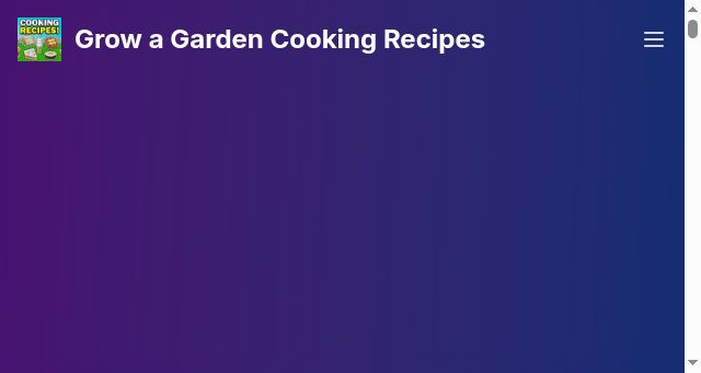Screenshot of growagardencooking.recipes