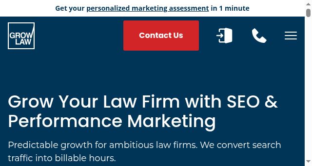 Screenshot of growlaw.co