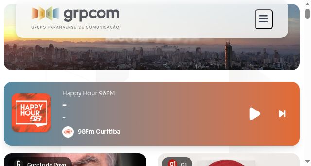 Screenshot of grpcom.com.br