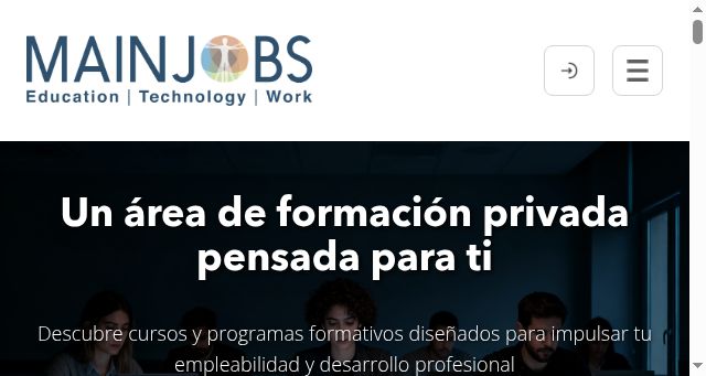 Screenshot of grupomainjobs.com