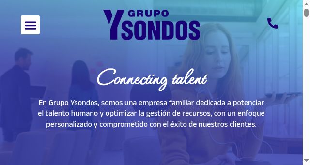 Screenshot of grupoysondos.com