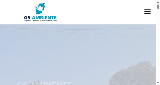 Screenshot of gsambiente.pt