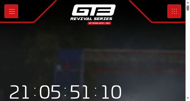 Screenshot of gt3revivalseries.com