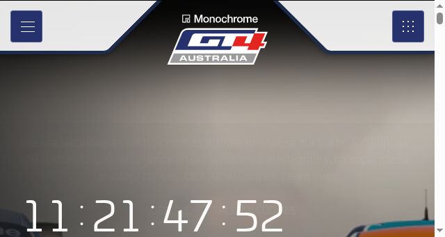 Screenshot of gt4australia.com.au