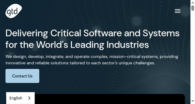 Screenshot of gtd.eu