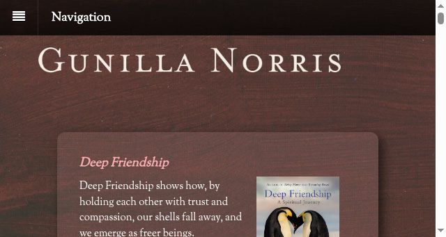 Screenshot of gunillanorris.com
