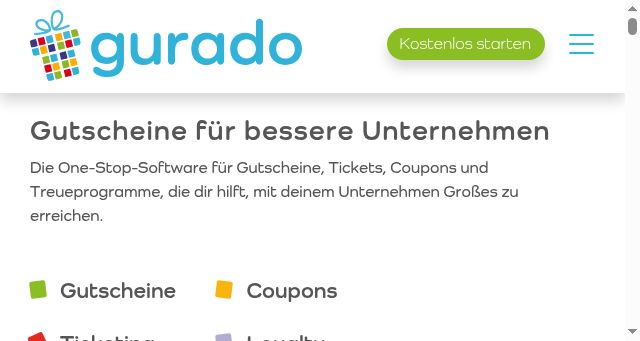 Screenshot of gurado.de