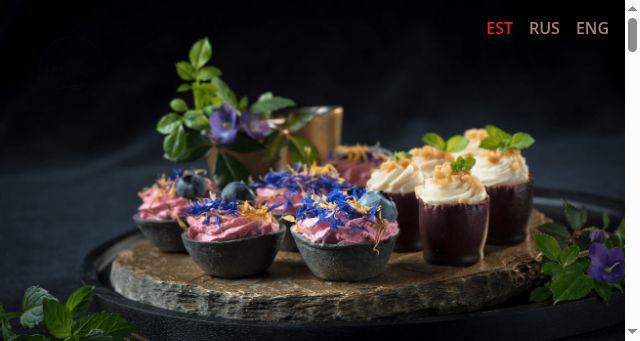 Screenshot of gurmeecatering.ee