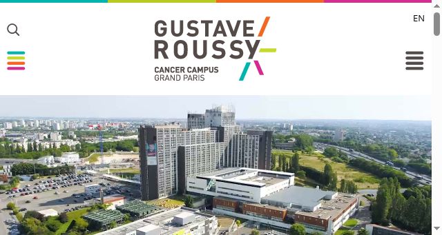 Screenshot of gustaveroussy.fr
