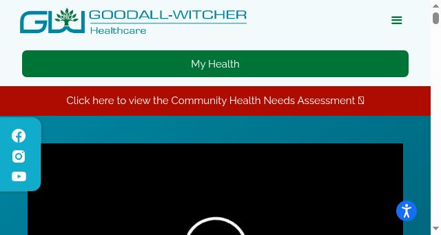 Screenshot of gwhealthcare.org
