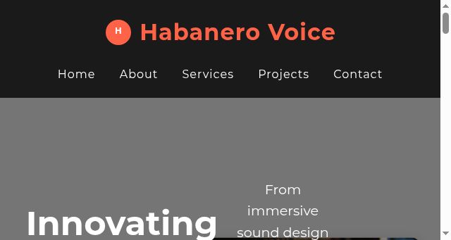 Screenshot of habanerovoice.com