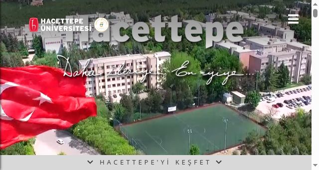Screenshot of hacettepe.edu.tr