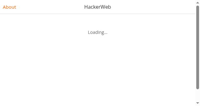 Screenshot of hackerweb.app