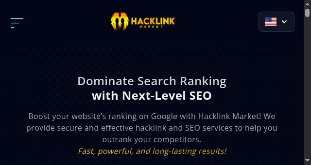 Screenshot of hacklink.market