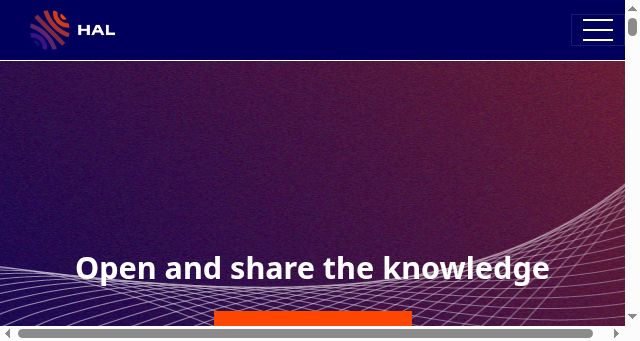 Screenshot of hal.science