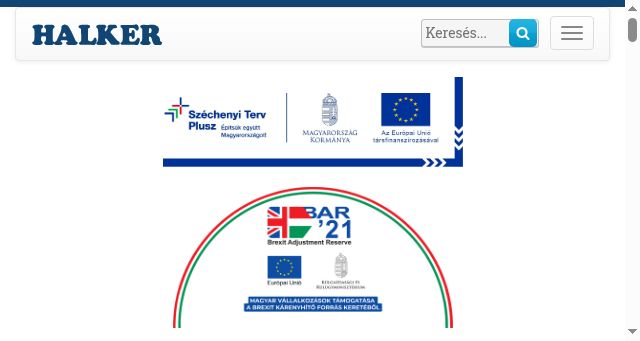 Screenshot of halker.hu