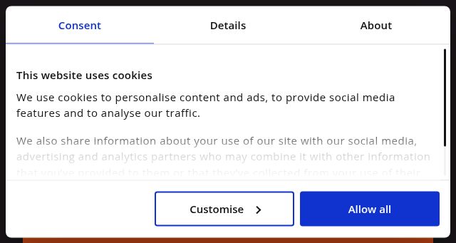 Screenshot of hallam.agency