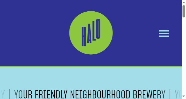 Screenshot of halobrewery.com