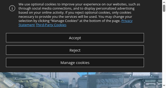 Screenshot of halowaypoint.com
