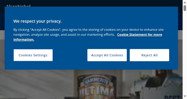 Screenshot of hammerite.ie
