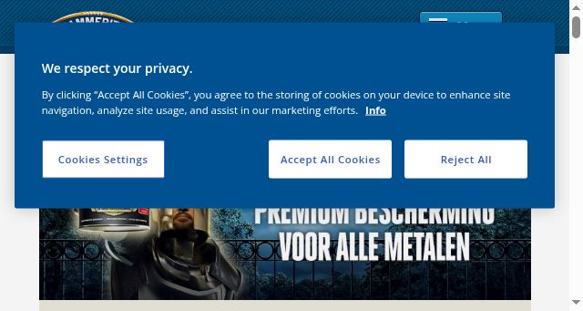 Screenshot of hammerite.nl