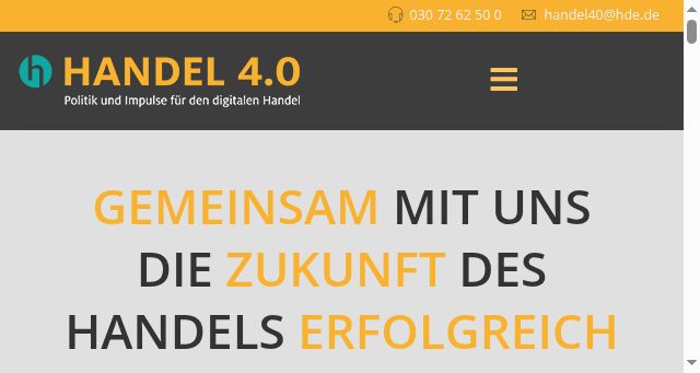 Screenshot of handel4punkt0.de