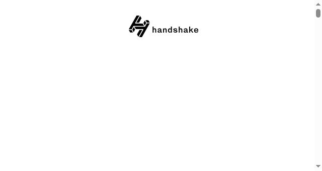 Screenshot of handshake.org