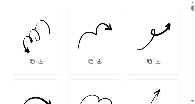 Screenshot of handyarrows.com