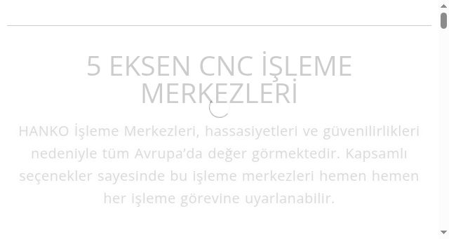 Screenshot of hankoltd.com