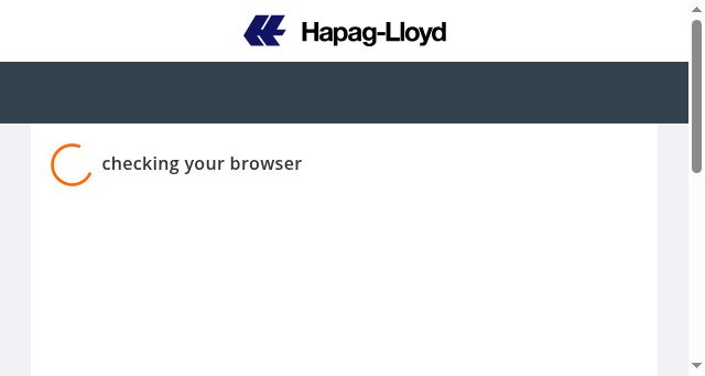 Screenshot of hapag-lloyd.com