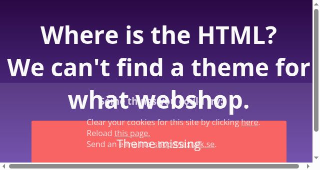 Screenshot of happiebynature.se