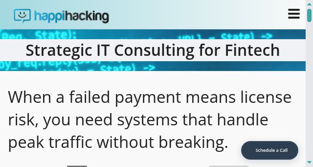 Screenshot of happihacking.se