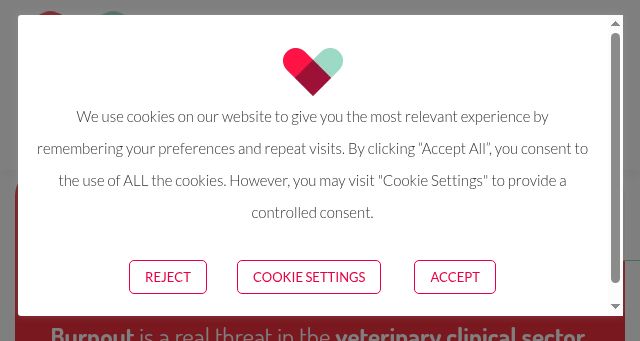 Screenshot of happyvetproject.org