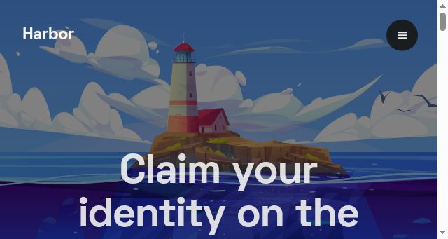 Screenshot of harbor.social
