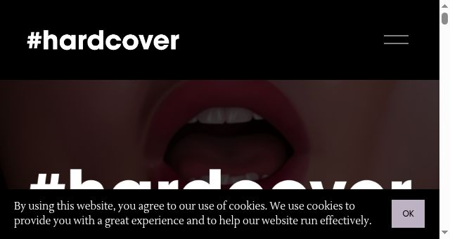 Screenshot of hardcoverart.com