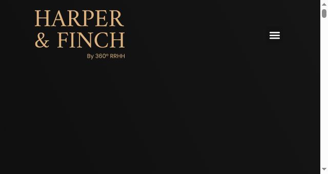 Screenshot of harper-finch.com