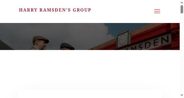 Screenshot of harryramsdensgroup.com