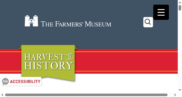 Screenshot of harvestofhistory.org
