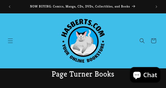 Screenshot of hasberts.com